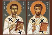 Santoral del día 26 de Enero de 2023 ::S.Timoteo y Tito, obispos