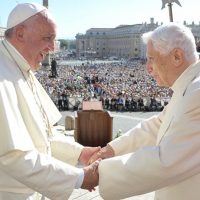 Las palabras de Francisco sobre Benedicto XVI: “Un gran Papa”