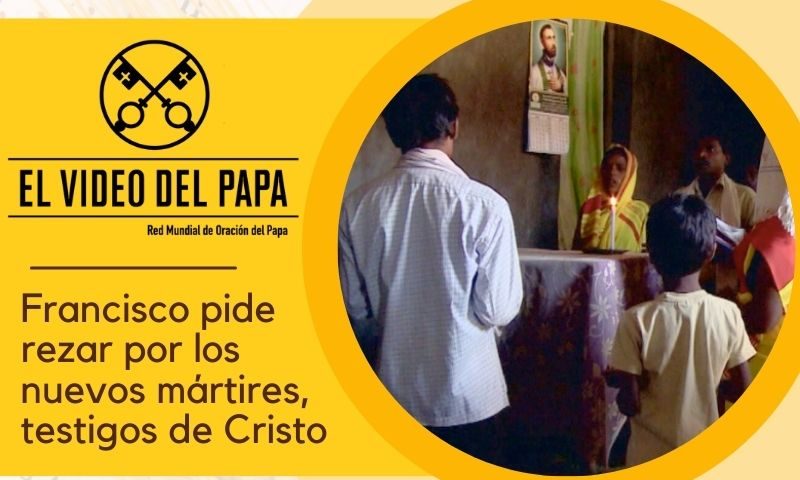 El Video del Papa: Francisco pide rezar por los nuevos mártires